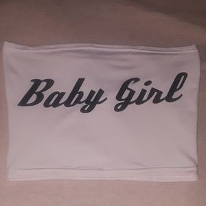 Baby Girl Cropped Tube Top